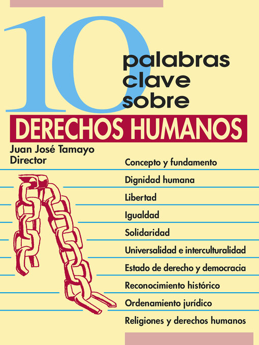 Cover image for 10 palabras clave sobre derechos humanos